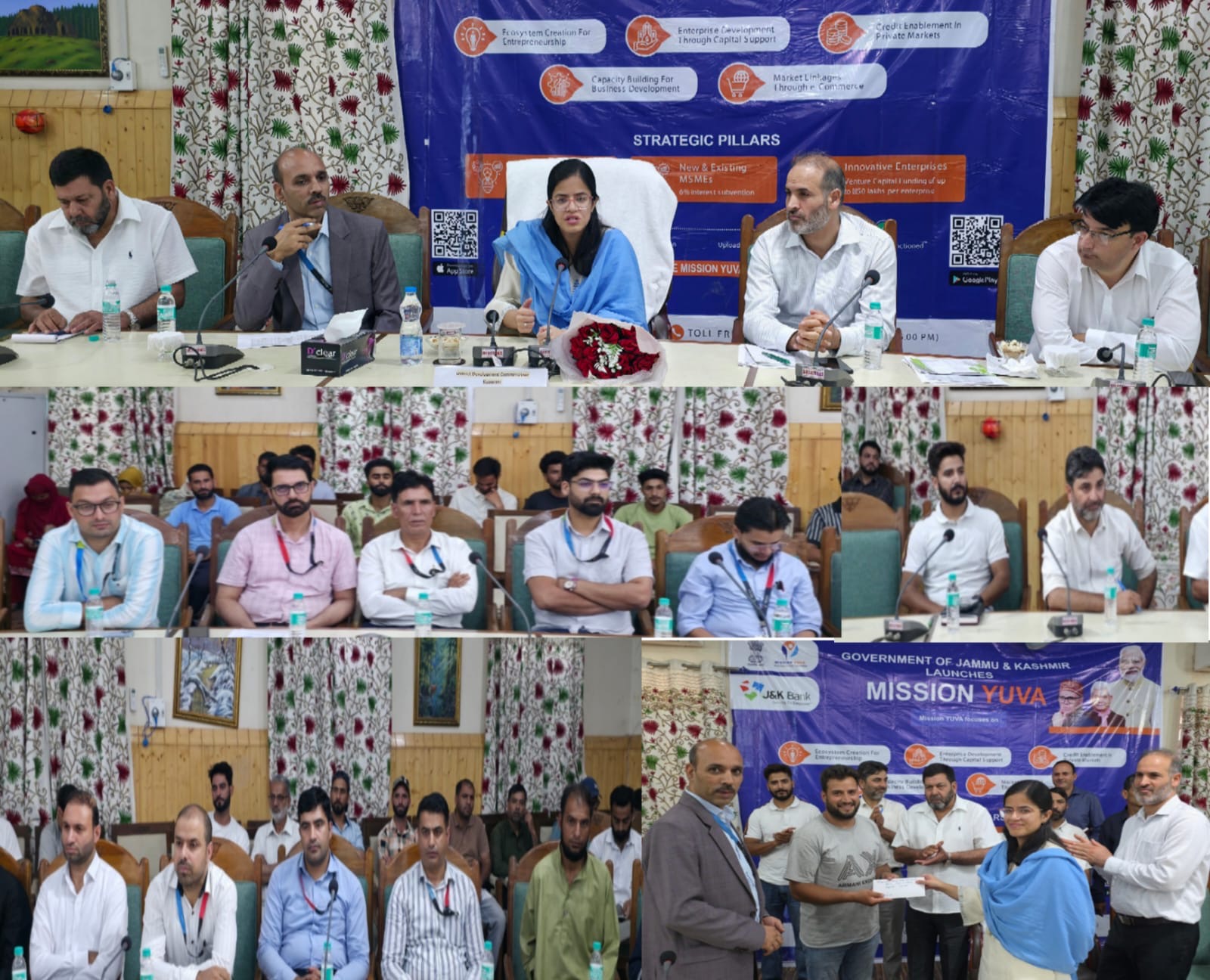 DC Kupwara disburses Rs.3 cr. in sanctions under Mission YUVA