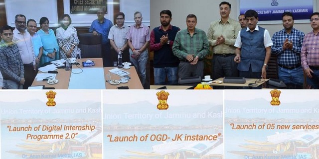 CS, J&K stresses importance of identifying users who exhibit suboptimal file disposal rates: Lauds officers for securing top spot in e-services 