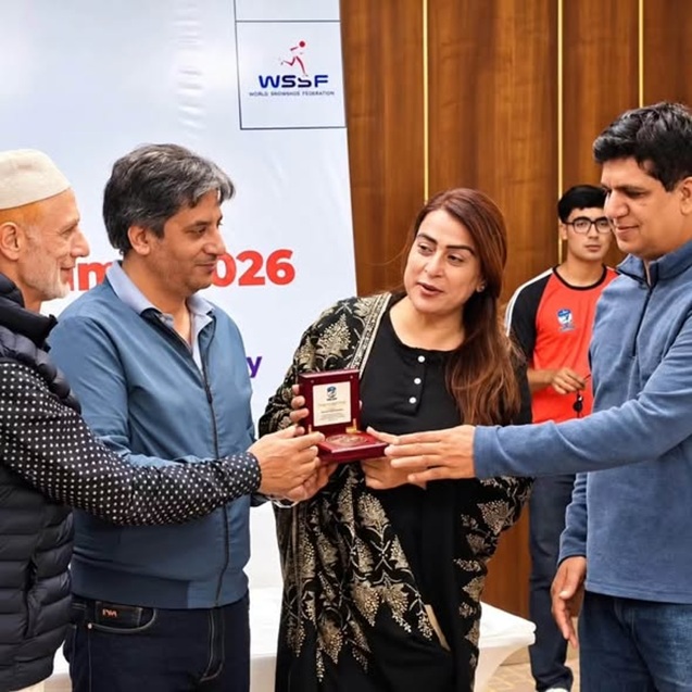 Nuzhat Gul interacts with National SnowShoe Athletes, Boosts Preparations for Italy Championship