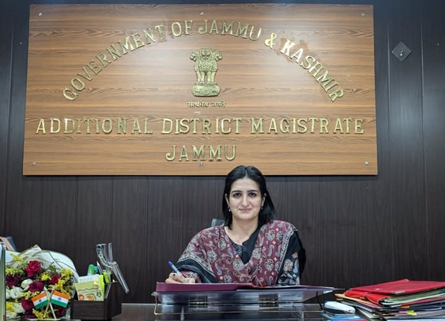 'Ishita Rathi assumes charge as Additional Deputy Commissioner (A) Jammu '