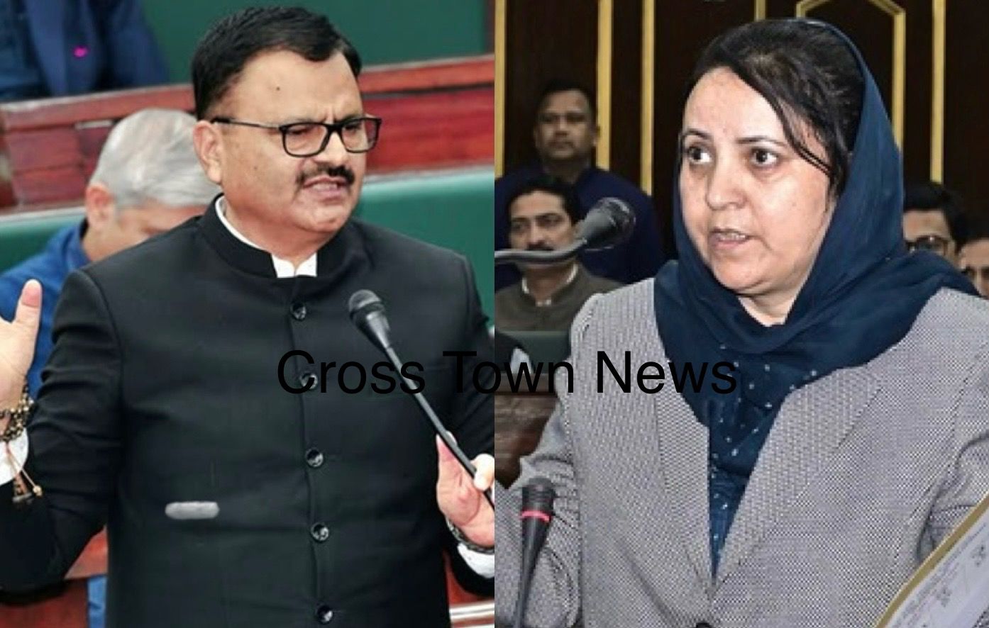 Over alleged Irregularities in Transfers of Teachers by CEO in J&K , Minister Javed Rana raises issue with Minister Sakina Itoo