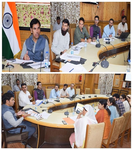 Div Com Kashmir directs to address old age pension cases at the earliest & to establish Drug De-addiction Centres 