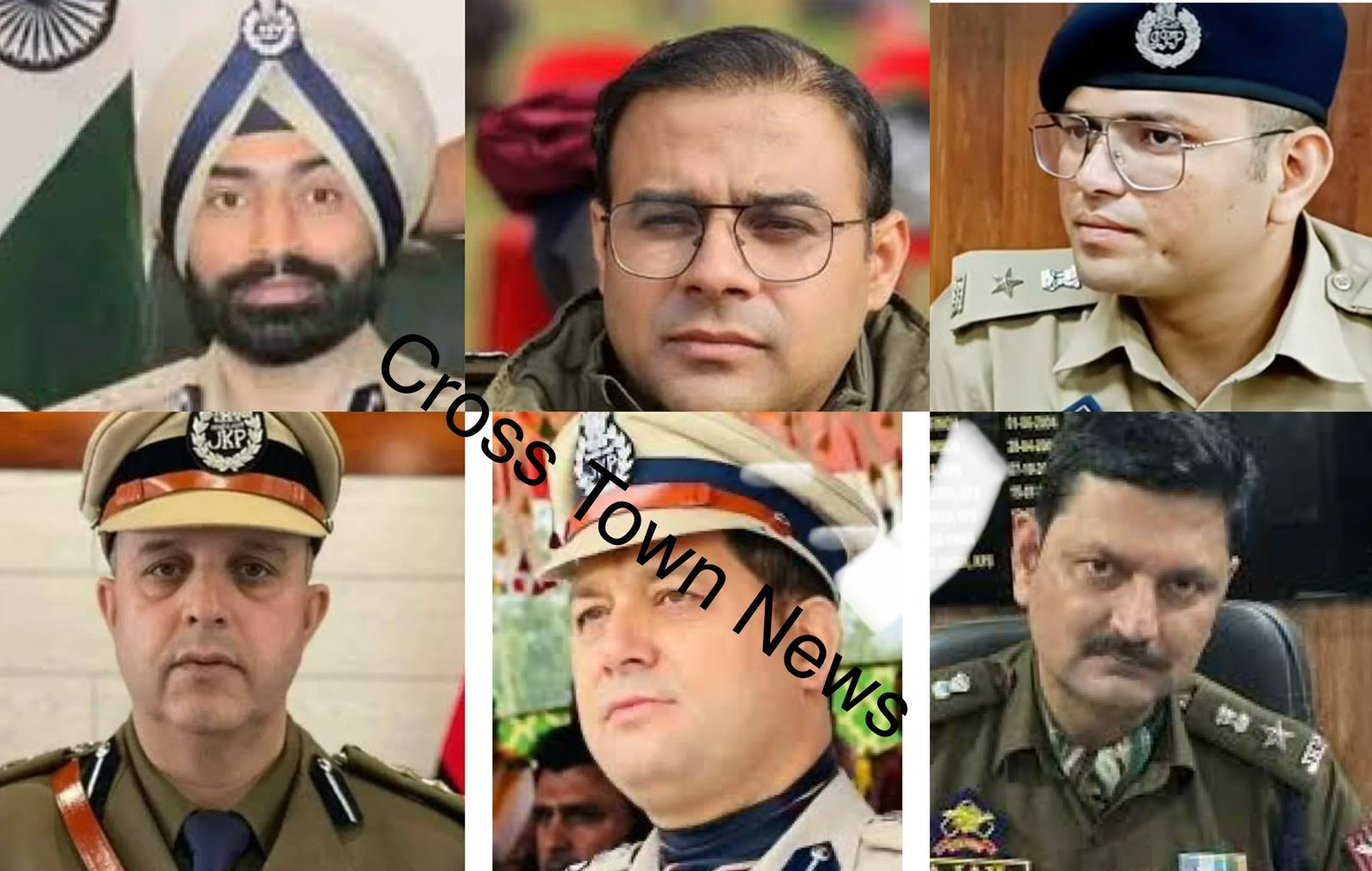 6 Police Officers from J&K  Gurindepal , Sahil , Gaurav, Jeelani , Hussain , Ajay receive COAS commendation 