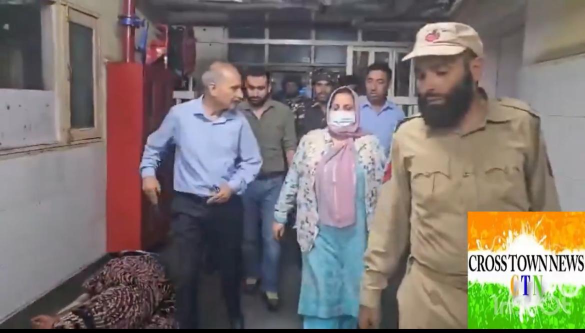 Minister Sakina Itoo conducts Late night Surprise inspection in Hospital