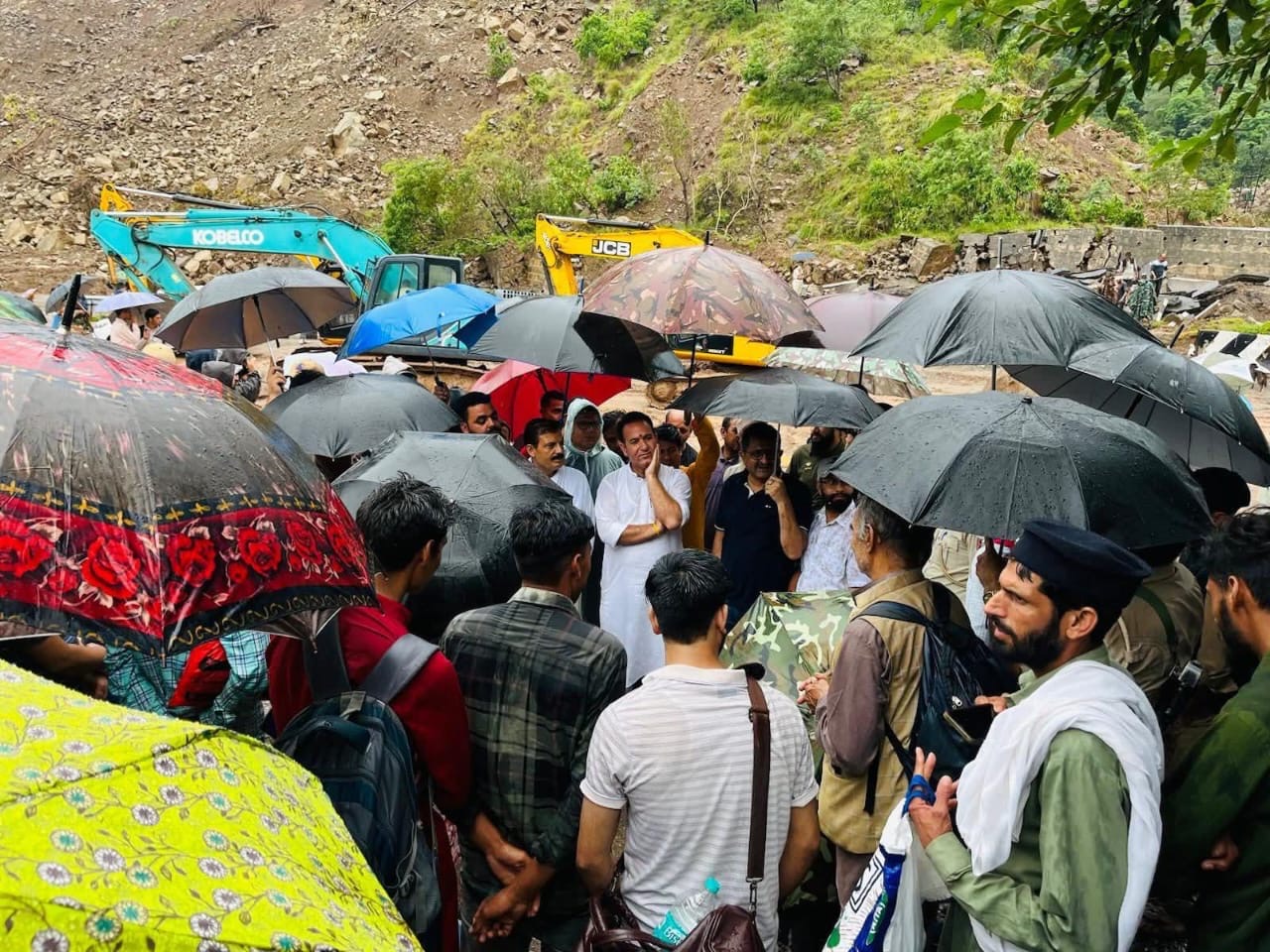 LoP Sunil Sharma directs for immediate restoration of damaged National Highway in Udhampur