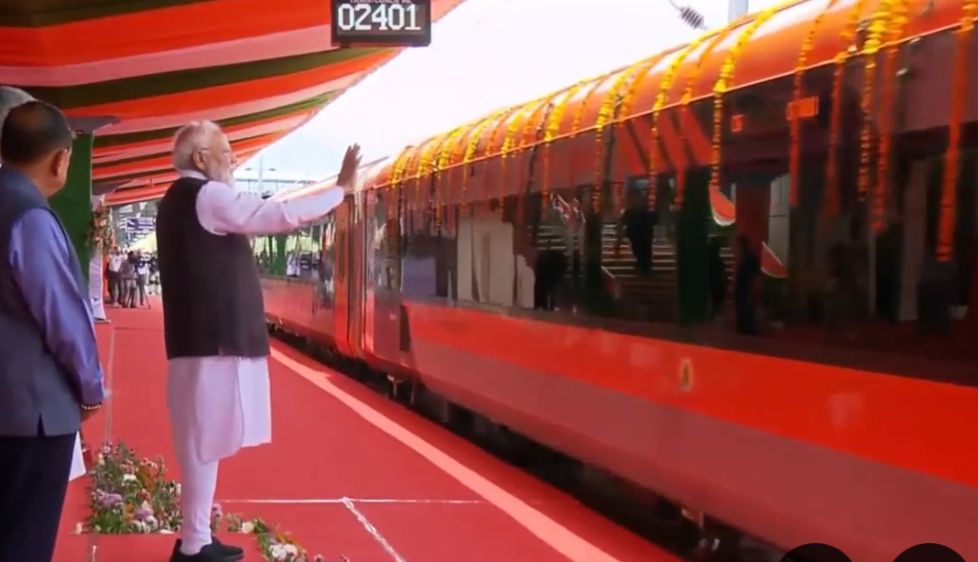 PM Modi flags-off Vande Bharat Trains from Katra