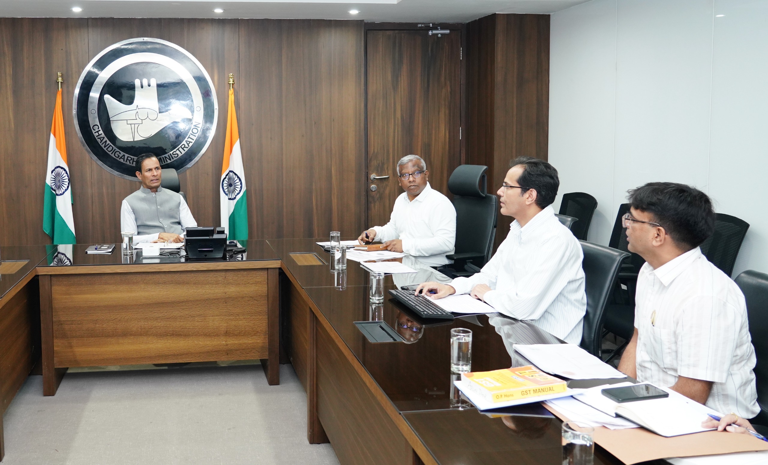 'Chief Secretary Chandigarh chairs review meeting on Excise & Taxation Department'