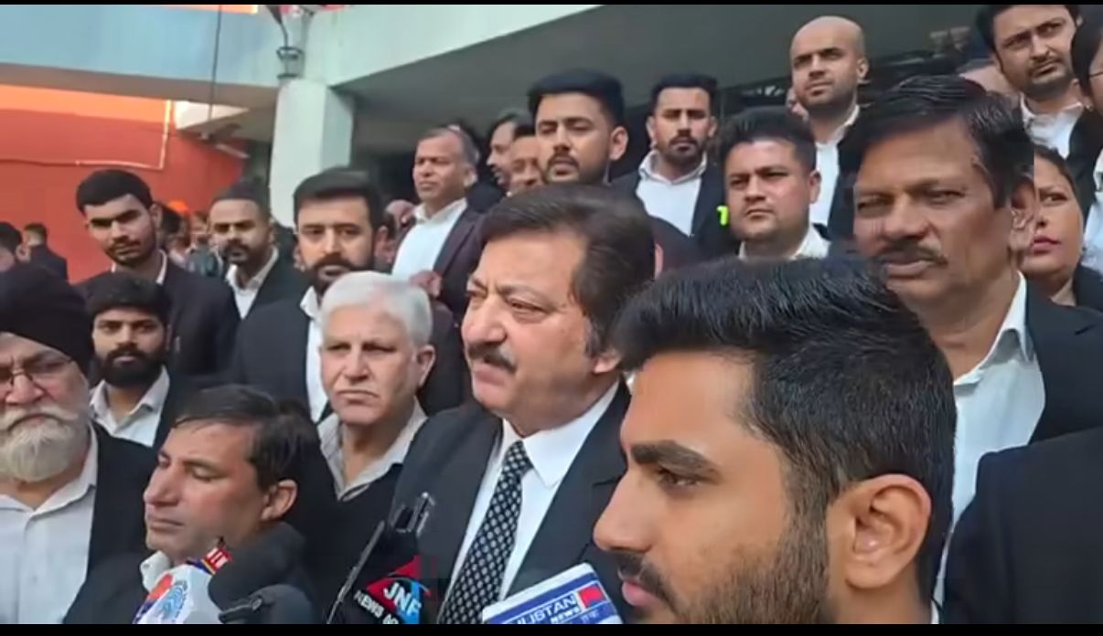 J&K High Court Bar Association protests at Jammu over Tenancy Act