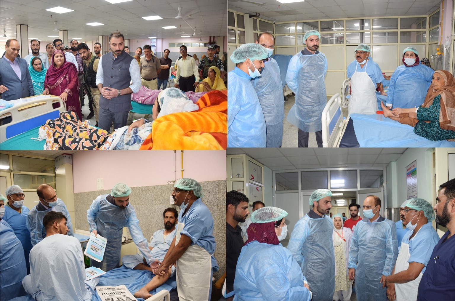 DDC Pulwama pays  visit to DH