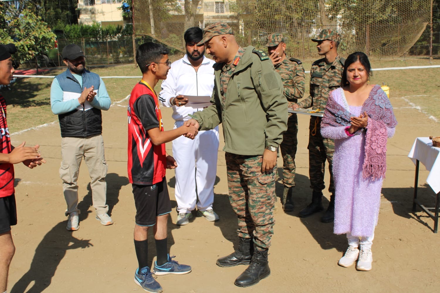 Inter-School Volleyball Tournament Concludes with Great Enthusiasm in Sunderbani
