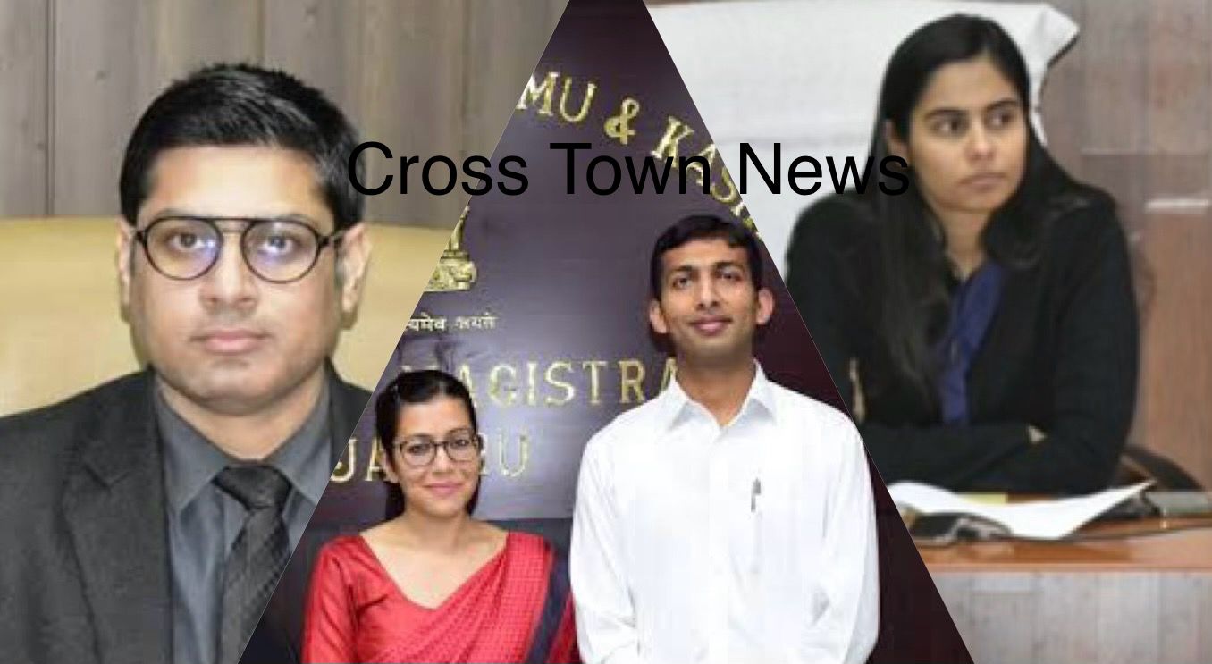 J&K: 4 IAS Officers of 2013 batch likely to be posted as Secretaries ; Anshul, Avny, Nidhi & Vikas Kundal