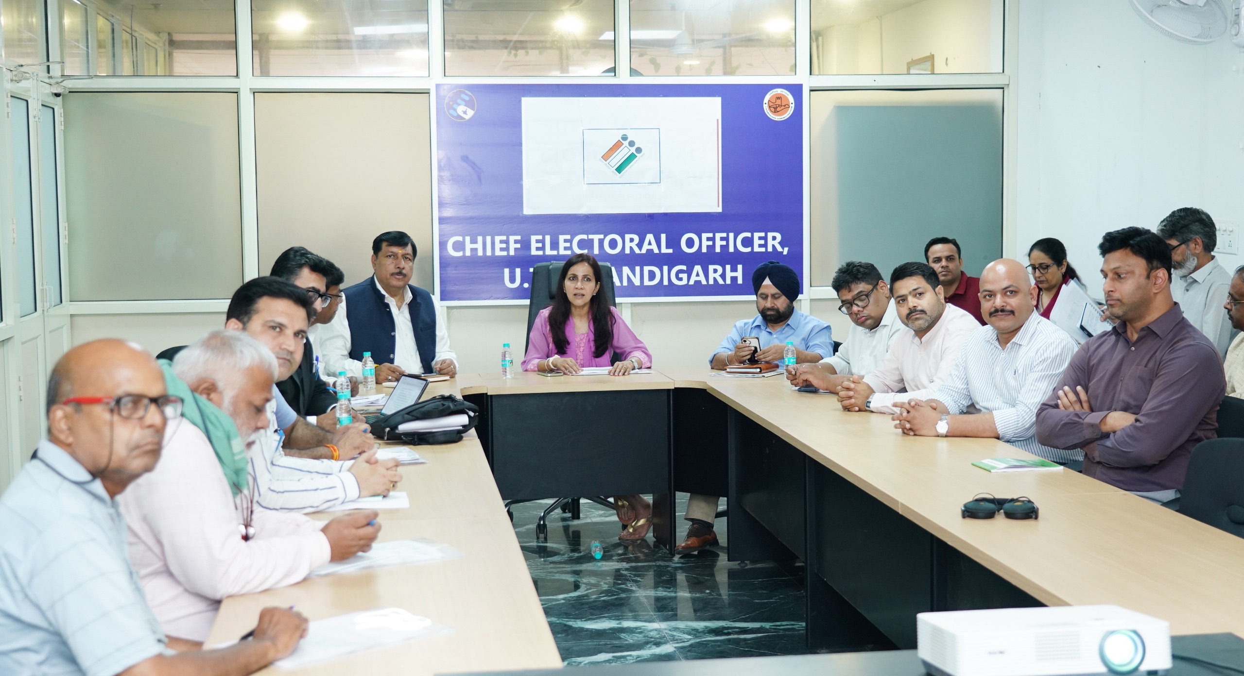 'Chief Electoral Officer, Chandigarh holds meeting with Political Parties regarding Special Intensive Revision of Electoral Rolls'