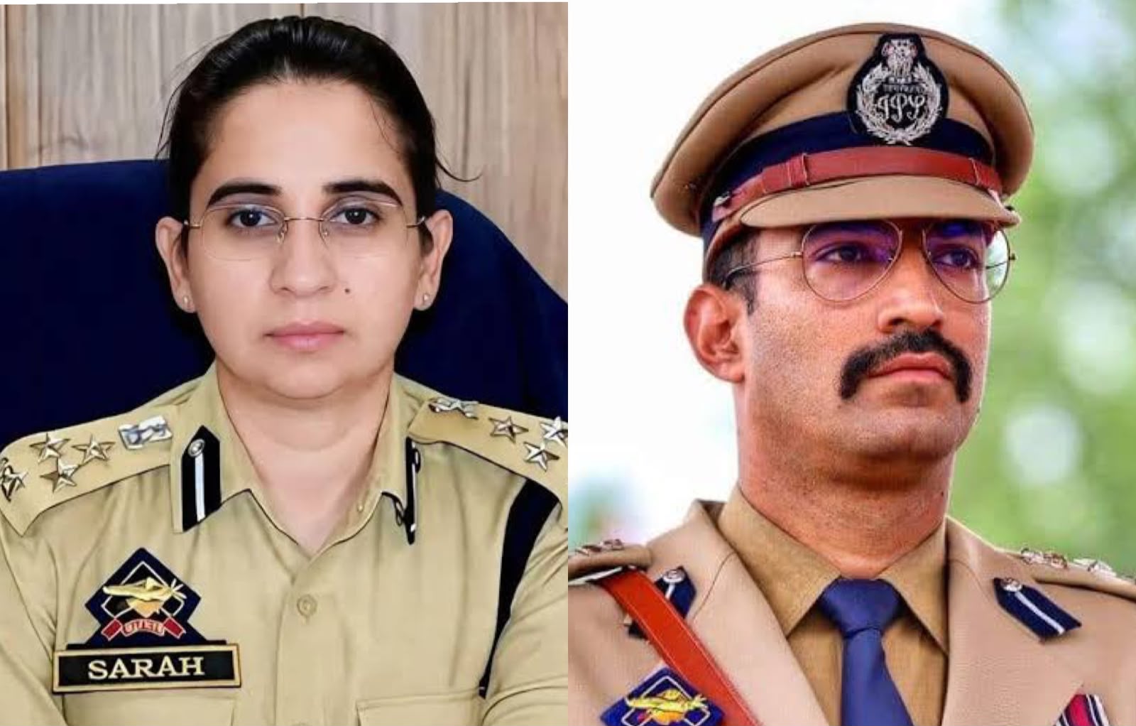 6 J&K Police Officers including Sarah Rizvi , Mohd Rayees awarded J&K Police Medal for Meritorious Service 