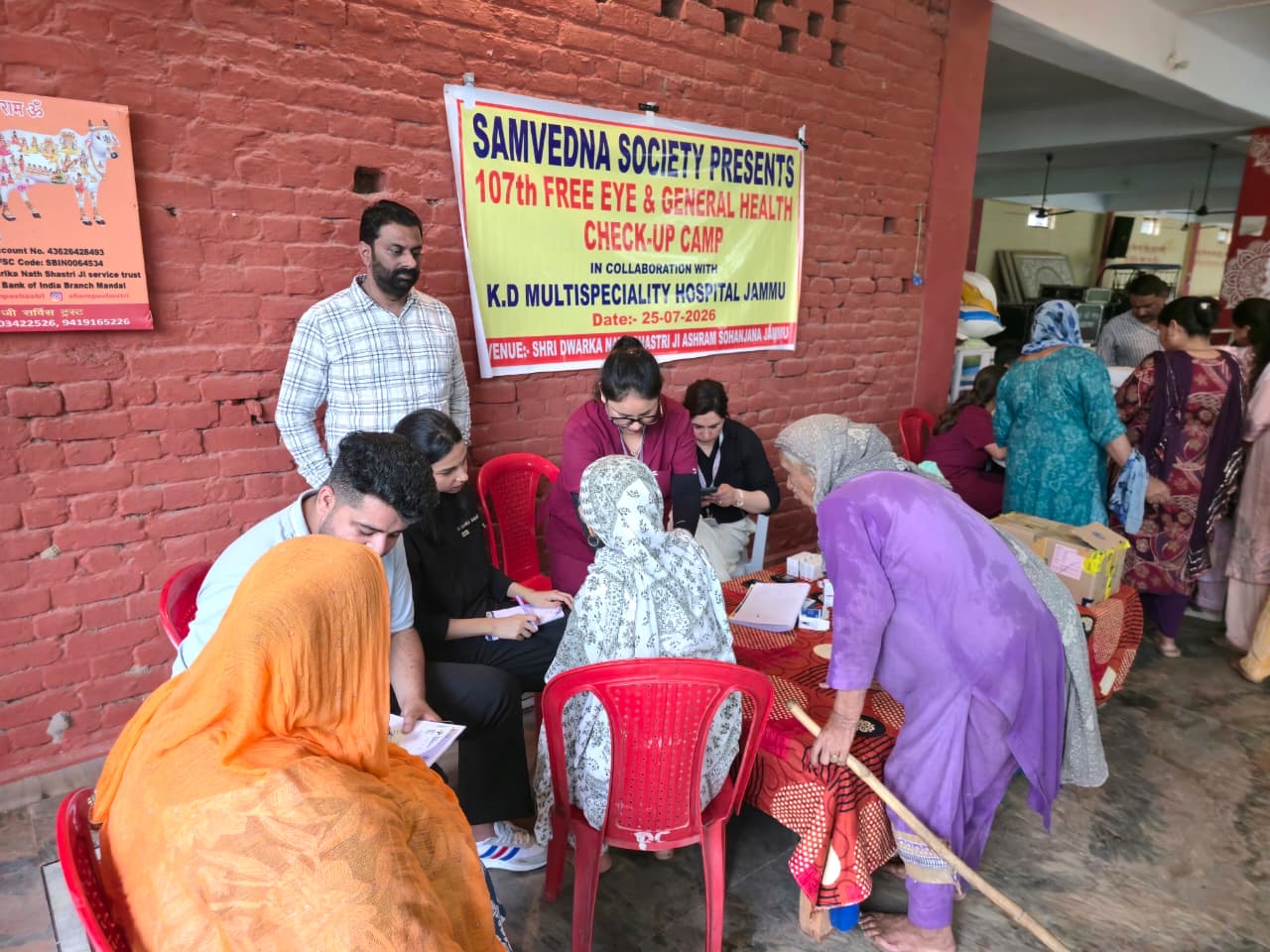 'Keshav Chopra Organizes 107th Free Eye Screening & General Health Check-Up Camp'