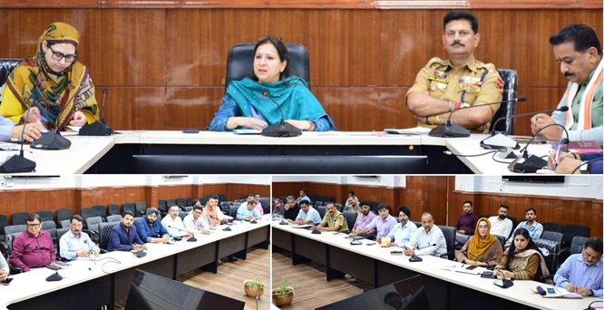 ADC Jammu Ansuya Jamwal chairs meeting to finalise preparedness for Navratras, Ramnavami
