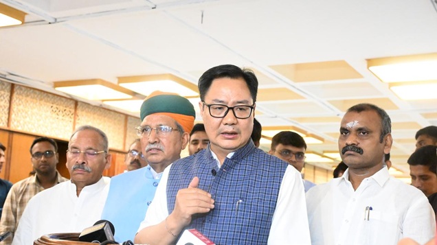 Over 100 MPs signs impeachment motion against Justice  Varma: Kiren Rijiju