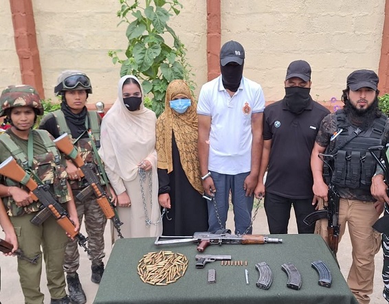 J&K: Terror Model busted in Bandipora,  Arms And Ammunitions Recovered