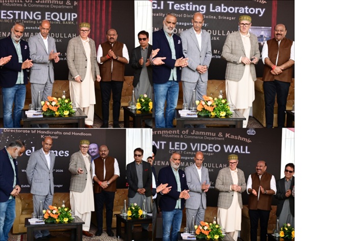  CM Omar Abdullah inaugurates ‘Know Your Artisan’ under Soulful Kashmir initiative at Kashmir Haat