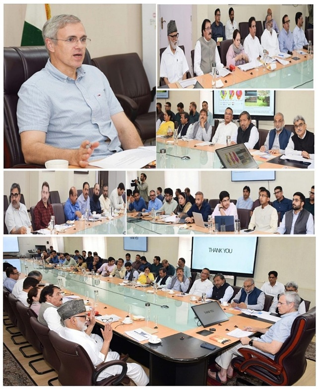 CM Omar Abdullah directs time-bound action to strengthen drainage infrastructure 