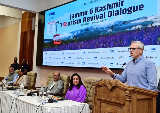 CM Omar Abdullah calls for collective efforts to restore J&K as India’s Premier Tourist Destination