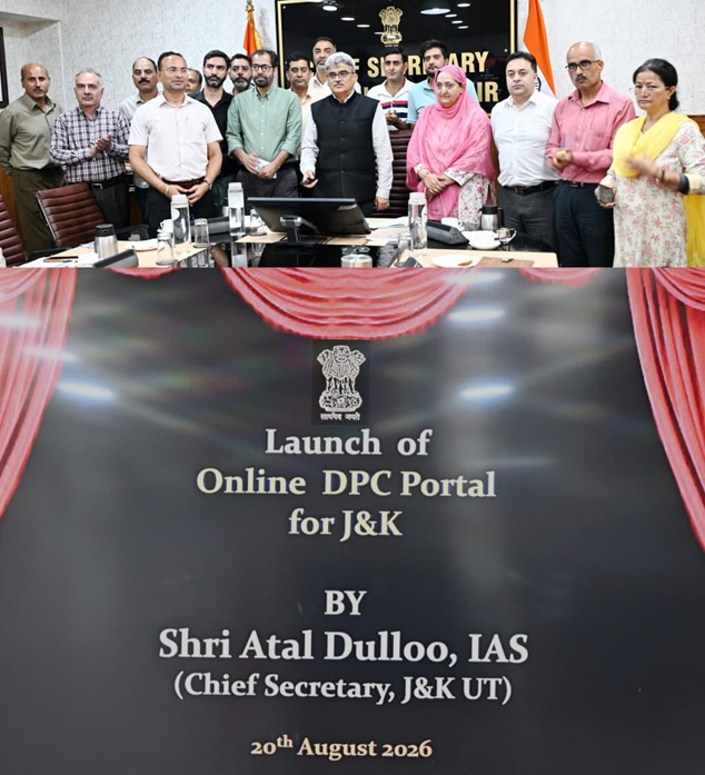 CS Atal Dulloo reviews administrative reforms; Launches online DPC Portal to fast-track promotions 