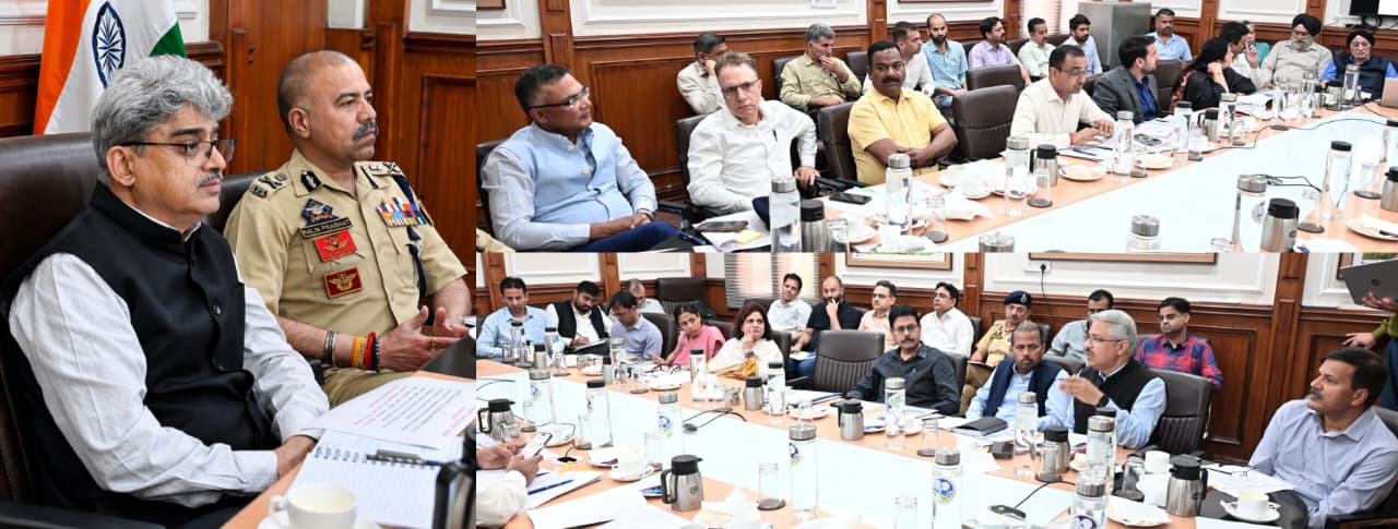  CS J&K reviews preparations for Shri Amarnathji Yatra SANJY-2026