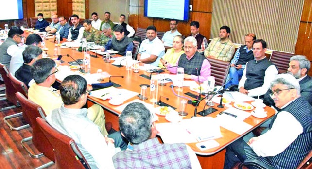 Atal Dulloo, CS reviews development of tourism infrastructure under PRASHAD Scheme