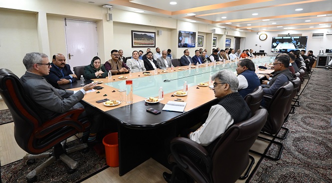 I am here only because I want to deliver something for people of J&K: CM Omar Abdullah in meeting
