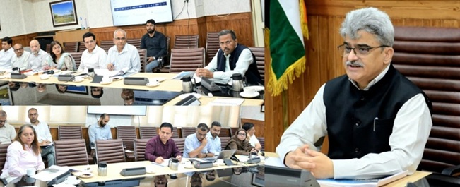 CS Atal Dulloo Reviews PMGSY Progress In Jammu And Kashmir