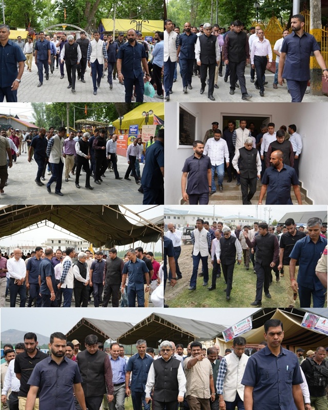 CS Atal Dulloo visits Shri Mata Kheer Bhawani temple 