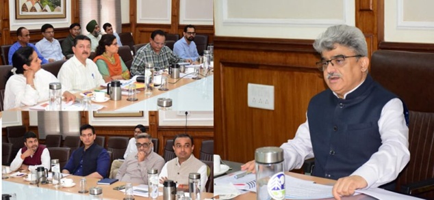 CS Atal Dulloo reviews progress of Tawi Artificial Lake And Riverfront Development Projects 