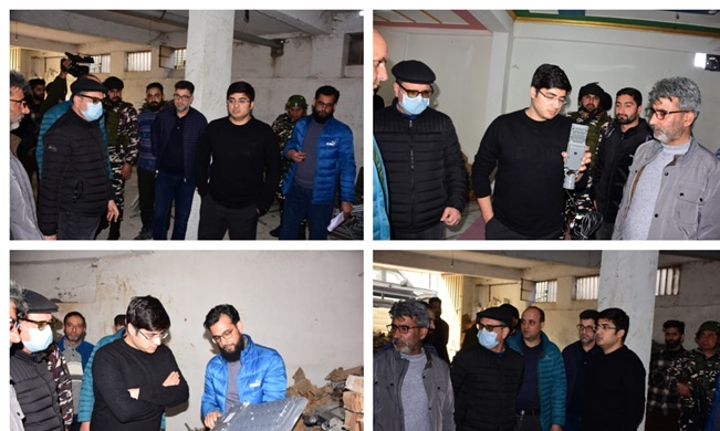 Commissioner SMC inspects EESL Lights Godown to assess quality standards, stock position of LED Street Lights