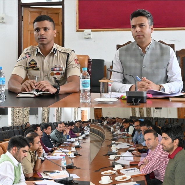 DC, SSP Anantnag issue tough directions to control drug abuse and trafficking & destruction drives of poppy 