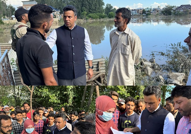  DC Budgam visits Zoonipora breach site