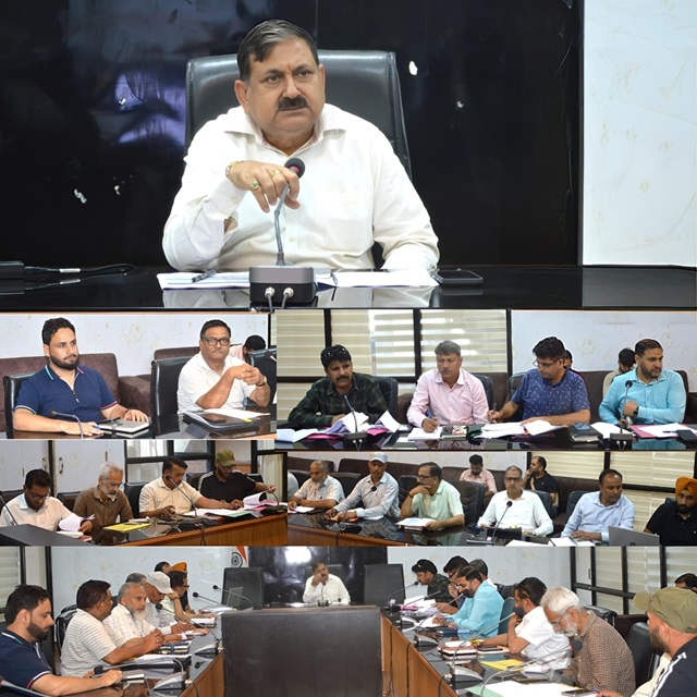 DC Poonch stresses for timely tendering and expedited execution 