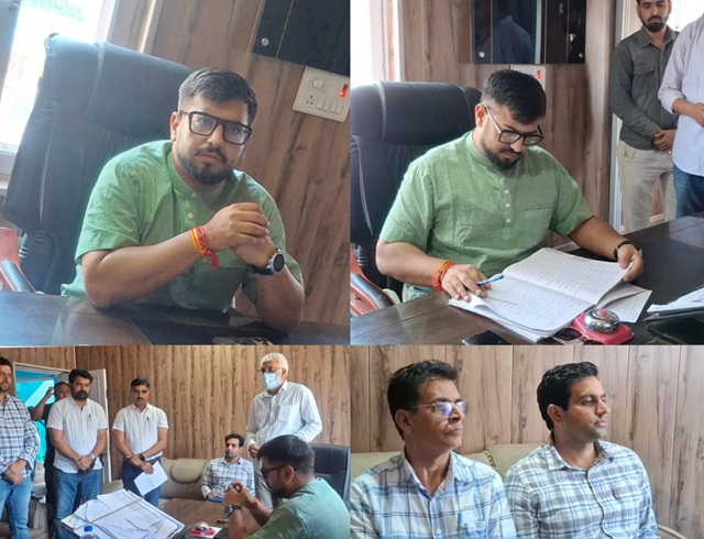 DC Rajouri conducts surprise inspection of XEN Office