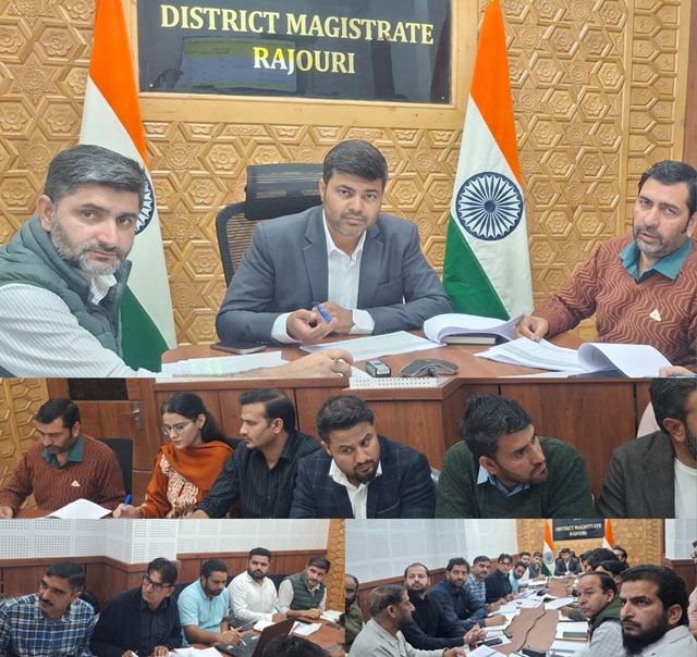 DC Rajouri directs expediting of tendering, execution and creation of durable assets