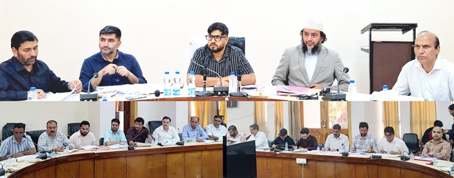 DC Rajouri reviews  progress of different works taken up under District CAPEX and UT-CAPEX