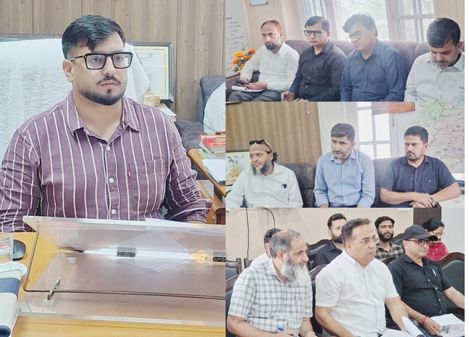 DC Rajouri directs weekly monitoring of seasonal education centres; stresses timely completion of projects 