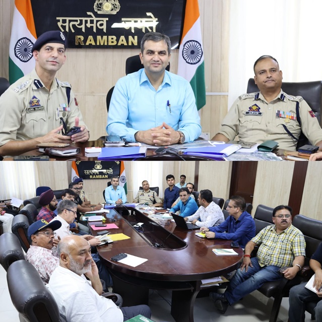 DC Ramban directs comprehensive measures to prevent Road Accidents 