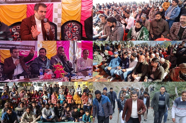 DC Ramban conducts public outreach camp in far-flung villages Bibrota & Chakka Kundi: Issues directions