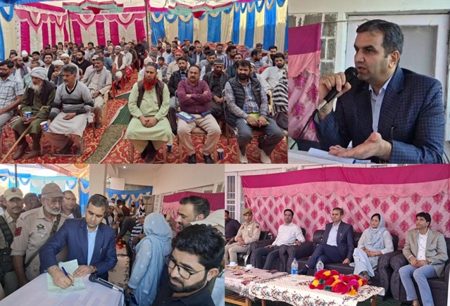 DC Ramban holds camp at Sangaldan ; People appreciate for resolving issues on spot