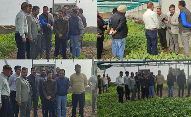DC Ramban inspects infrastructure/operational components of Hi-Tech unit aims at promoting modern/scientific agricultural practices