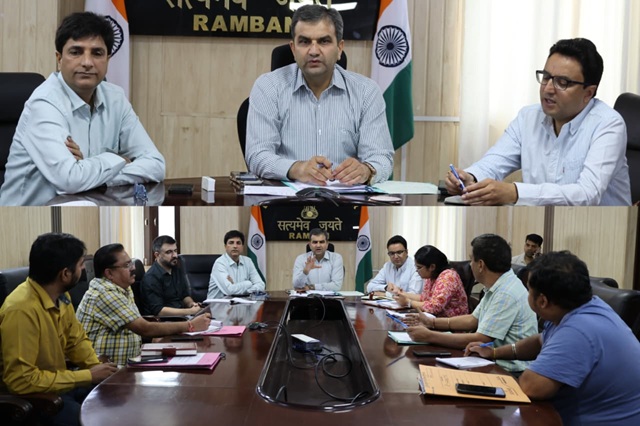 DC Ramban directs strengthening of Waste Collection, Segregation, Disposal and Monitoring Mechanism