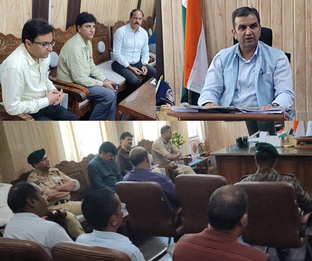 DC Ramban reviews Restoration of Roads & Essential Services