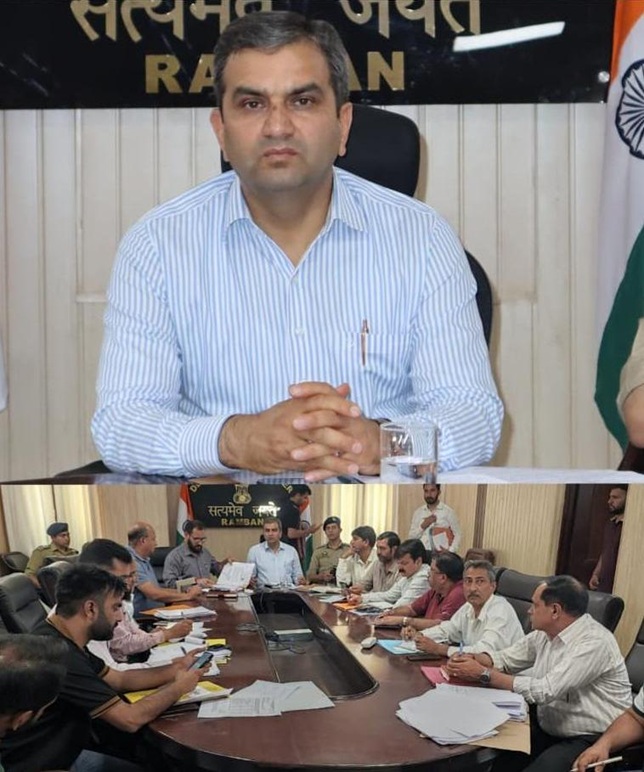 DC Ramban in Action mode over utilization of funds