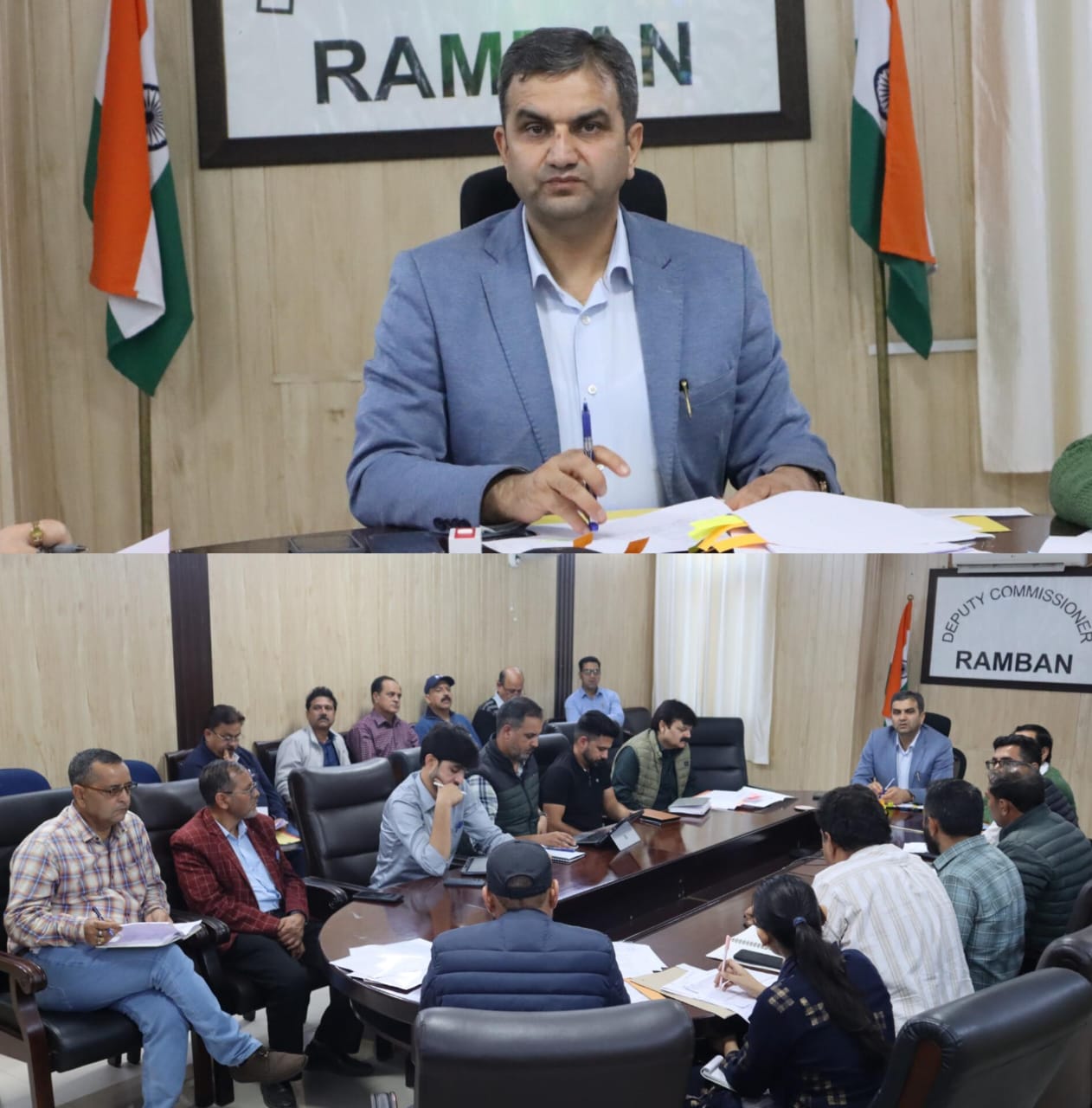 DC Ramban directs XENs  to take up allotted works immediately