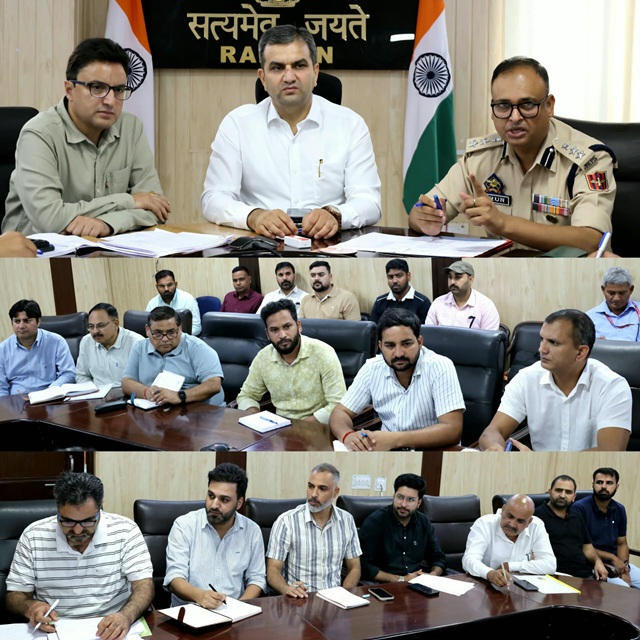 DC, SSP Ramban directs Companies to conduct monthly security reviews, Ensure insurance coverage, strengthen CCTV surveillance