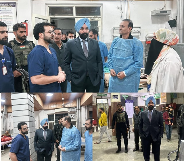 DC Shopian conducts Late-Night Inspection of District Hospital 