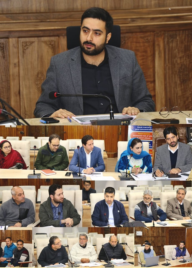DC Srinagar conducts detailed project-wise review of major water supply projects 